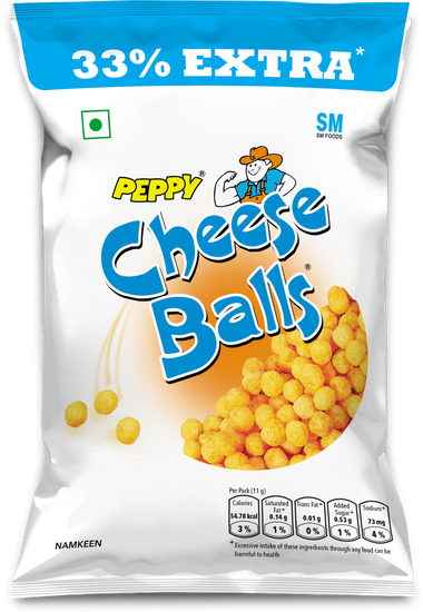 Peppy Cheese Balls ₹5 Pack