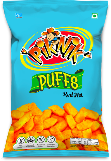 Piknik Puffs Red Hot ₹10