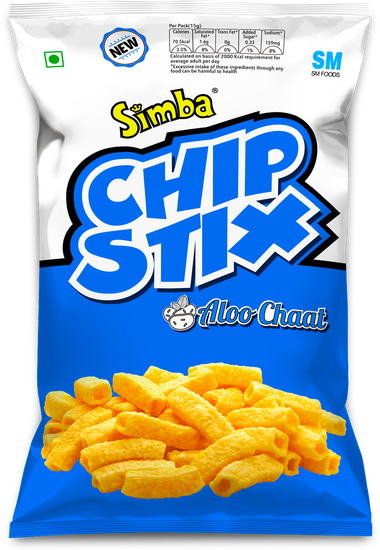 Simba Chip Stixx Aloo Chaat ₹10